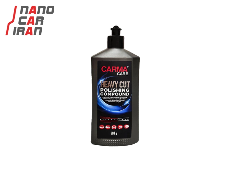 پولیش خیلی زبر ۵۰۰ گرمی کارماکر CarmaCare 500g Extreme Cut Polish
